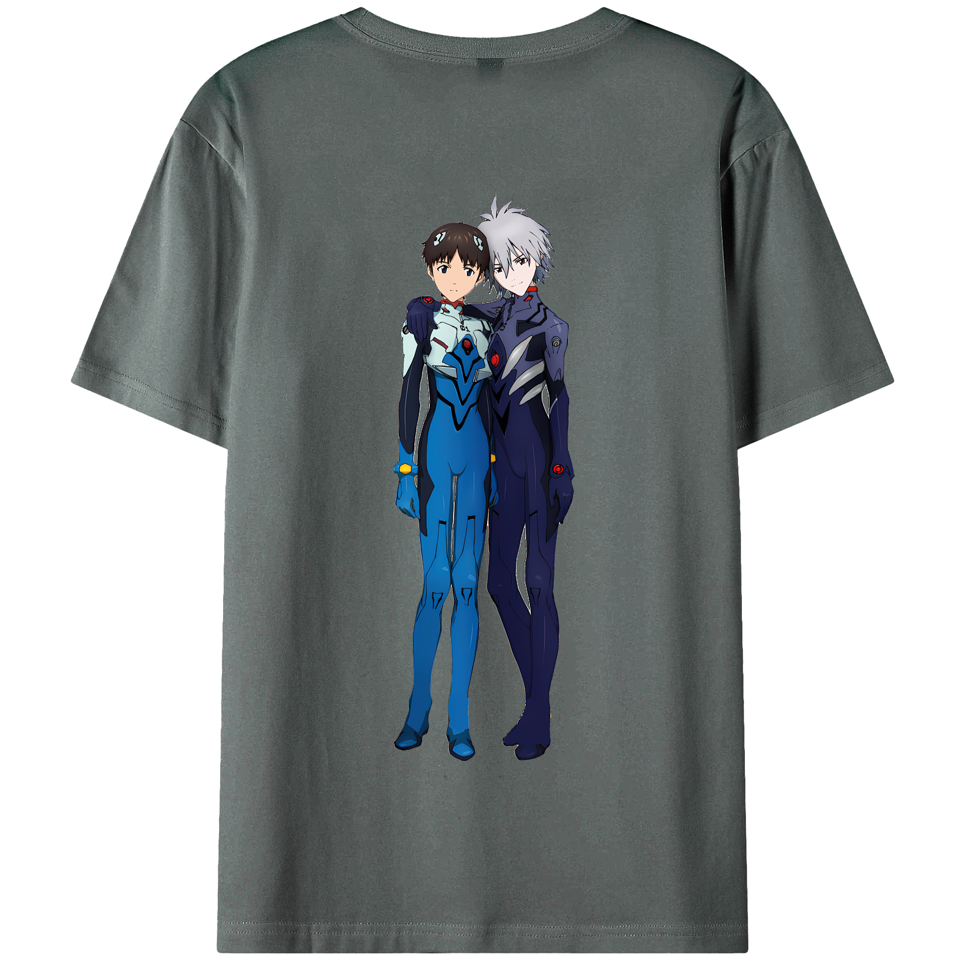 （画像用） EVA 新世紀エヴァンゲリオン 綿100％半袖Tシャツ（背面プリント）